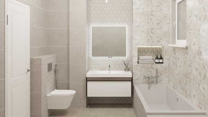 Совмещенный санузел Риккарди серый Совмещенный санузел Риккарди серый