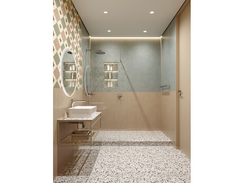 Ванная комната с душевой Арабески Марокко Ванная комната с душевой Арабески Марокко