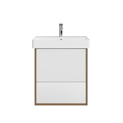 Тумба Pro/Про подвесная 2 ящика 55, швейцарский вяз