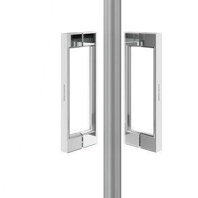 Душевой уголок VETRO, раздвижной, квадратный, 90х90х195, хром Душевой уголок VETRO, раздвижной, квадратный, 90х90х195, хром