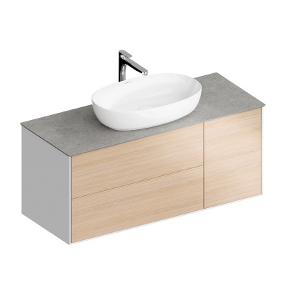 Тумба Plaza Modern/Плаза Модерн подвесная 120 дуб виченца 3 ящика Тумба Plaza Modern/Плаза Модерн подвесная 120 дуб виченца 3 ящика