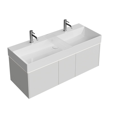 Тумба Grande/Гранде подвесная 120, 3 ящика, архитектурный серый Тумба Grande/Гранде подвесная 120, 3 ящика, архитектурный серый