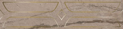 Бордюр Ифран бежевый светлый глянцевый обрезной 60x14,5x0,9