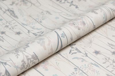 Обои виниловые на флизелиновой основе Платан, мотив, серый