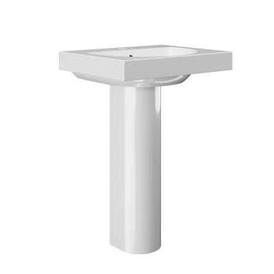 Раковина BUONGIORNO подвесная/мебельная 60, белая глянцевая