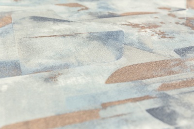 Обои виниловые на флизелиновой основе Фреш мотив, синий, абстракция Обои виниловые на флизелиновой основе Фреш мотив, синий, абстракция