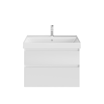 Тумба Cubo/Кубо подвесная с ящиками 70, белая матовая