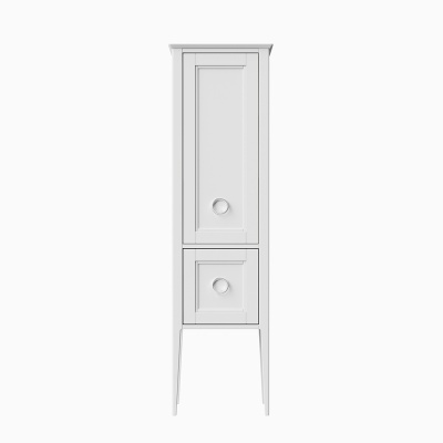 Пенал Plaza Classic/Плаза Классик напольный 175, белый матовый