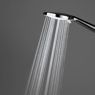 Душевая колонна круглая Fonte/Фонте на 2 потока без смесителя, хром