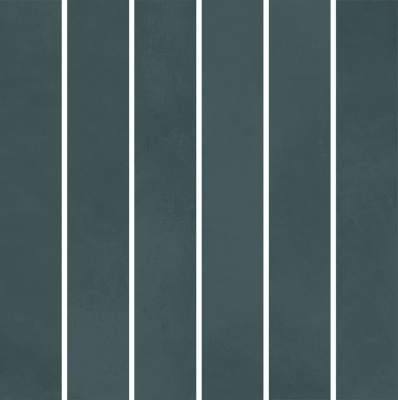 Декор Фес мозаичный бирюзовый тёмный глянцевый 15x15x0,77