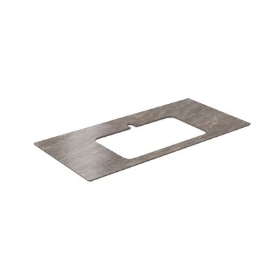 Столешница из керамогранита Парнас 100, пепельный Столешница из керамогранита Парнас 100, пепельный