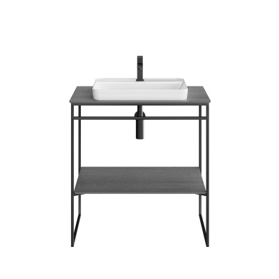 Металлическая структура Plaza Next/Плаза Некст напольная 80, черная матовая Металлическая структура Plaza Next/Плаза Некст напольная 80, черная матовая