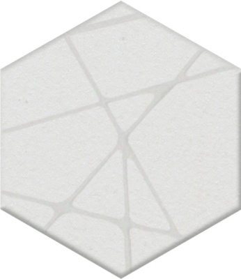 Декор Агуста белый 6x5,2x0,69