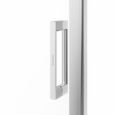 Душевая дверь Vetro/Ветро, раздвижная, 100х195, хром