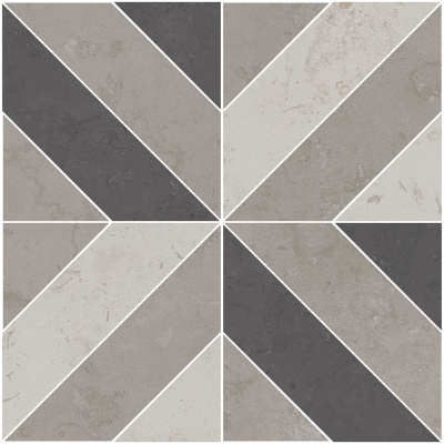 Декор Про Лаймстоун серый матовый 60x60x1,1