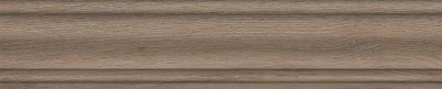 Плинтус Тровазо бежевый тёмный матовый 39,8x8x1,55