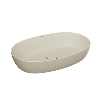 Раковина Plaza/Плаза накладная 60, песочная матовая Раковина Plaza/Плаза накладная 60, песочная матовая