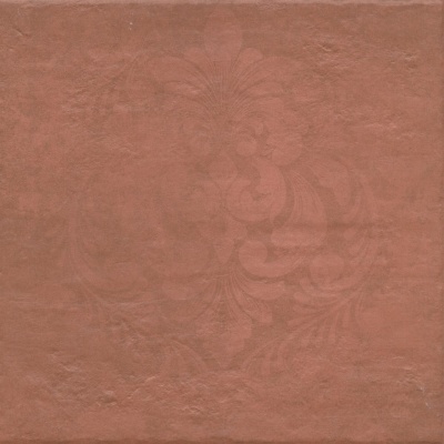 Хадду красный матовый декорированный 40,2x40,2x0,8