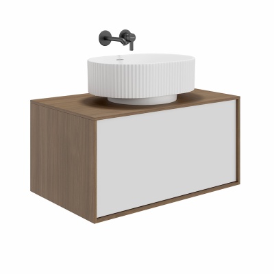 Раковина ARTBASIN Vento/АртБейзин Венто накладная 50, белая матовая