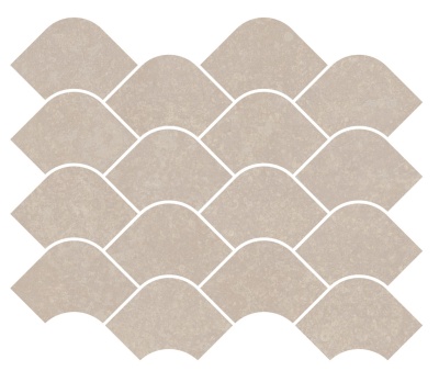 Декор Касабланка наборный бежевый светлый матовый обрезной 30x25x0,9