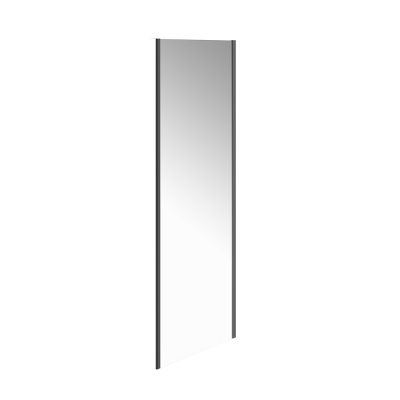 Душевая боковая панель Vetro/Ветро, 80х195, матовый черный