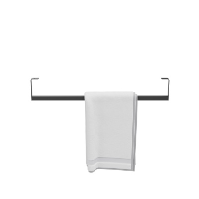 Держатель для полотенец к раковинам LOGICA 70 с крепежом, черный матовый Держатель для полотенец к раковинам LOGICA 70 с крепежом, черный матовый
