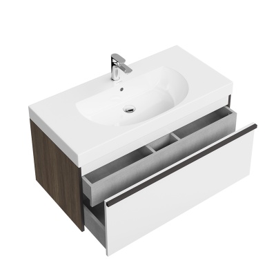 Тумба Modula/Модула подвесная 100 с ящиком 1+1, арабика Тумба Modula/Модула подвесная 100 с ящиком 1+1, арабика