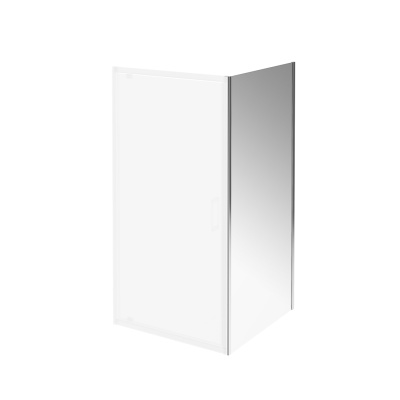 Душевая боковая панель Vetro/Ветро, 100х195, хром