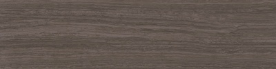 Керамический гранит 15x60x1,1 Грасси коричневый лаппатированный обрезной