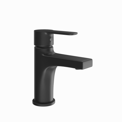 Смеситель Sonata/Соната для раковины без донного клапана, матовый черный Смеситель Sonata/Соната для раковины без донного клапана, матовый черный