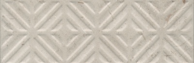 Бордюр Карму бежевый матовый обрезной 30x9,6x1