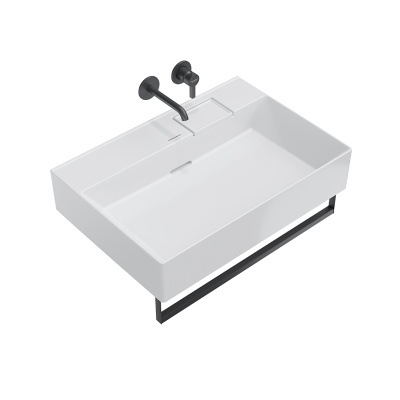 Раковина LOGICA мебельная\подвесная без отверстий 70, белая глянцевая