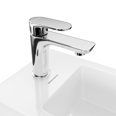 Раковина Lato/Лато встраиваемая сверху 50, белая глянцевая Раковина Lato/Лато встраиваемая сверху 50, белая глянцевая