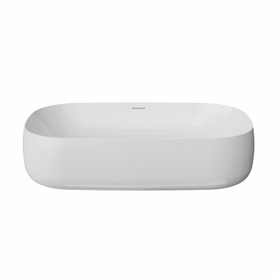 Раковина Magica/Маджика накладная 65, белый глянцевый