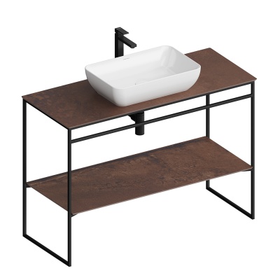 Металлическая структура Plaza Next/Плаза Некст напольная 120, черная матовая Металлическая структура Plaza Next/Плаза Некст напольная 120, черная матовая