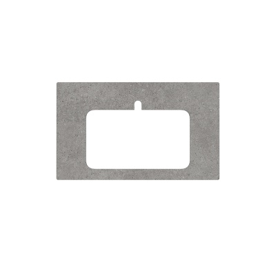 Столешница из керамогранита Фондамента 80, серая