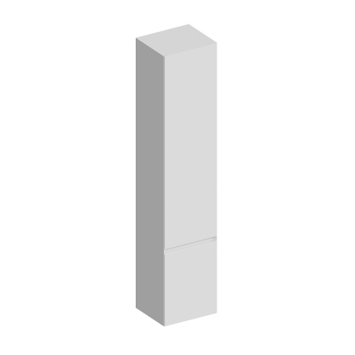 Пенал Cubo/Кубо подвесной левый 165, белый матовый Пенал Cubo/Кубо подвесной левый 165, белый матовый