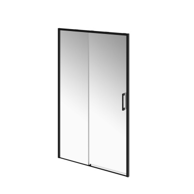 Душевая дверь LINDO, раздвижная с функцией soft close, 120х195, матовый черный Душевая дверь LINDO, раздвижная с функцией soft close, 120х195, матовый черный