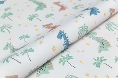 Обои виниловые на флизелиновой основе Уик-энд мотив, разноцветный дино