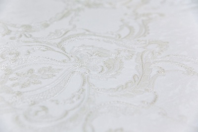 Обои виниловые на флизелиновой основе Ориент мотив, белый