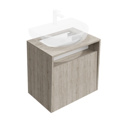 Тумба Pro/Про подвесная 1 ящик 60, дуб Орегон Тумба Pro/Про подвесная 1 ящик 60, дуб Орегон