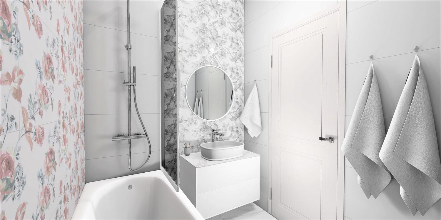 Ванная комната Монфорте / Монте Тиберио Ванная комната Монфорте / Монте Тиберио