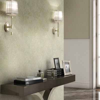 Обои виниловые Флора мотив, зеленый светлый