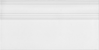 Плинтус Монфорте белый матовый обрезной 20x40x1,6