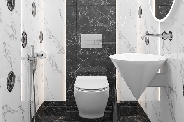 Туалетная комната Коррер современная Туалетная комната Коррер современная