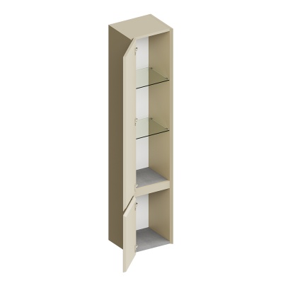 Пенал CUBO подвесной левый 165, лимо матовый