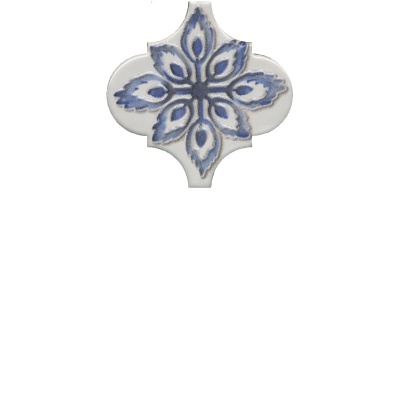 Декор Арабески Майолика 4, 6,5x6,5x0,7