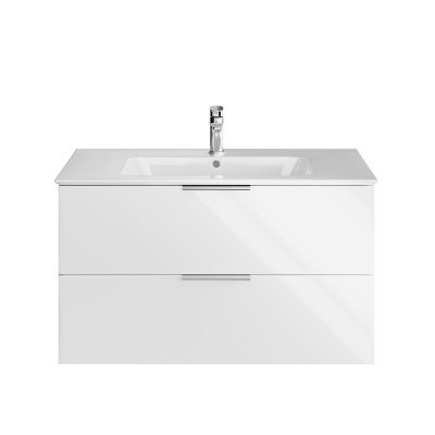 Тумба PIANO Forte подвесная 95 см, 2 ящика, белый глянцевый Тумба PIANO Forte подвесная 95 см, 2 ящика, белый глянцевый