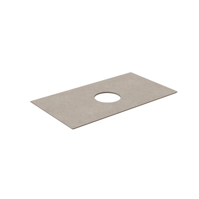 Столешница MAGICA Риккарди 90 см, бежевая матовая (без отв. под смеситель)