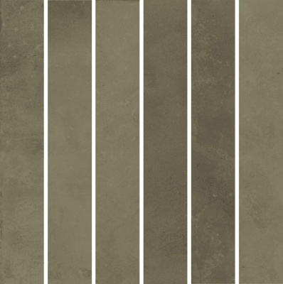 Декор Фес мозаичный зелёный глянцевый 15x15x0,77